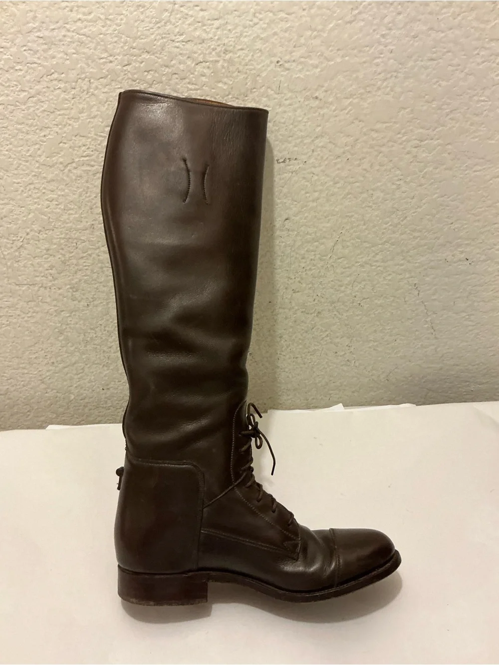 Dehner’s Women's Over-the-Knee Lace-Up Riding Boots in Dark Brown